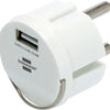 Brennenstuhl adapter usb socket adapter burning chair 2.4a, white