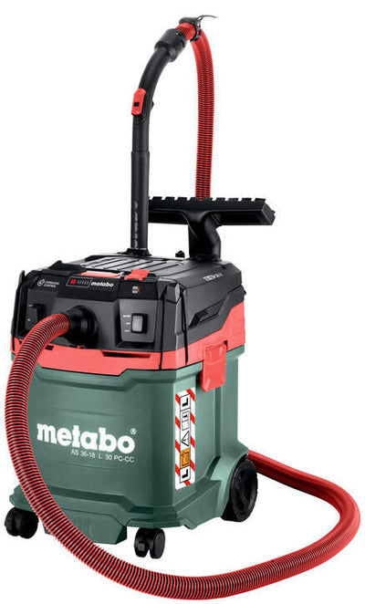 Metabo nass- trockensauger as 36-18 l 30 pc-cc battery vacuum cleaner me as 36-18 l30 pc-cc