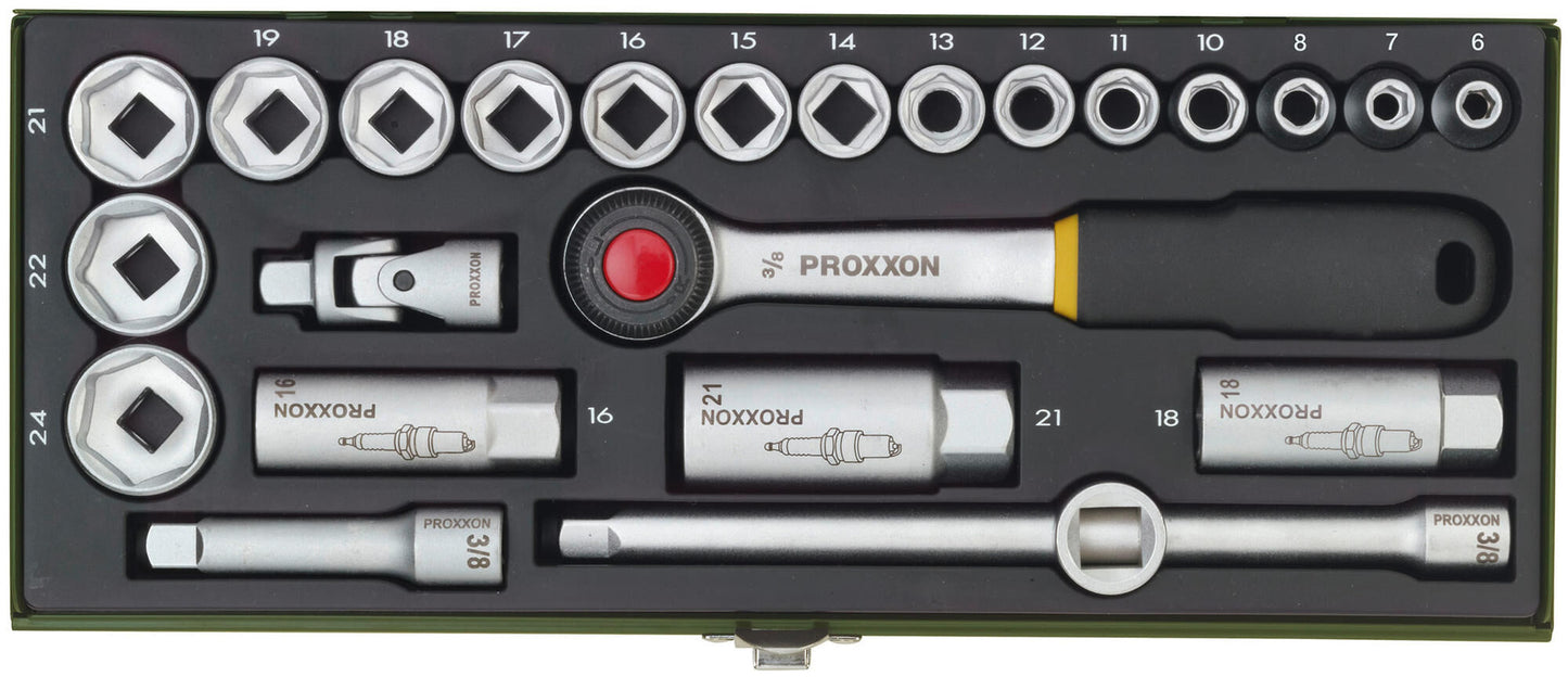 Proxxon Socket Llave Set 24-T.