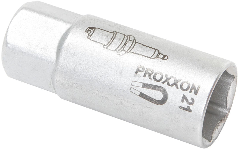 Proxxon zündkerzen-steckschlüsseleinsatz 1 2 end plug insert with magnets 21 mm proxxo