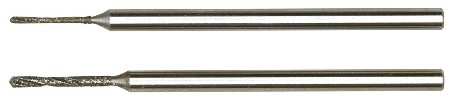 Proxxon spiralbohrersatz diamond spiral drill 1x 0.8mm and 1x 1.2mm