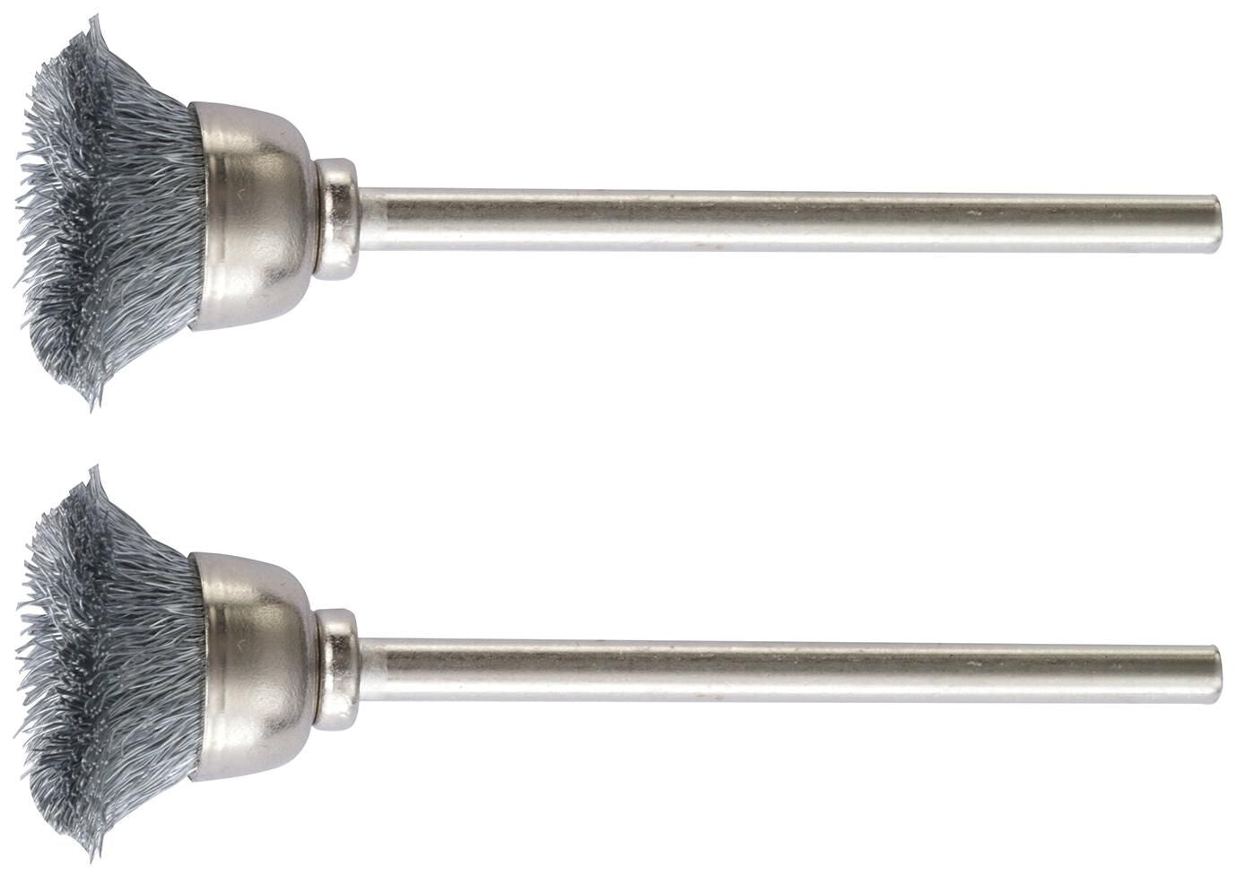 Cepillos proxxon eje 2.35 d = 13 mm de acero 2pcs