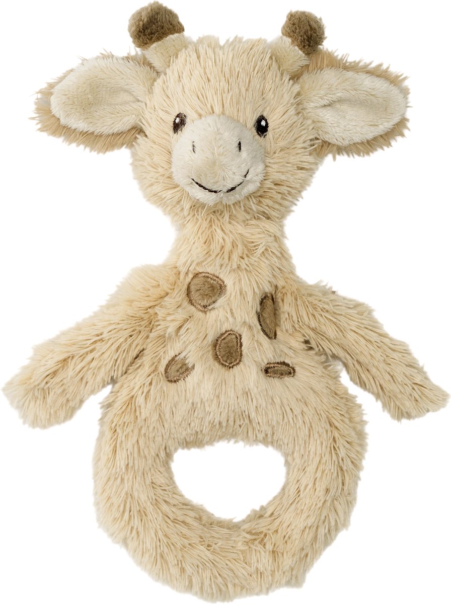 Sonajero gus jirafa happy horse 18 cm - beige - regalo bebé