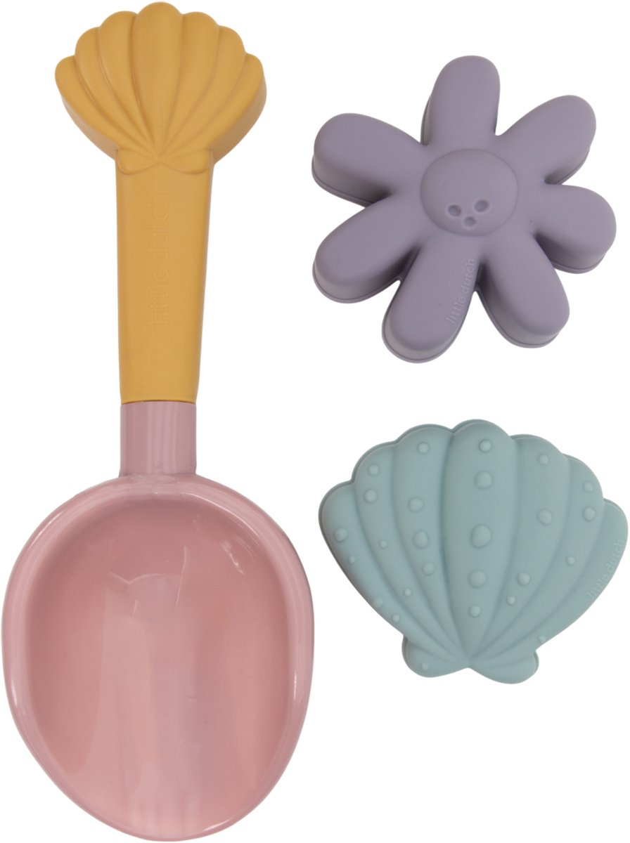 Rubo Toys giocattoli da spiaggia sirenetta olandese da sogno rosa set da 3 pezzi.