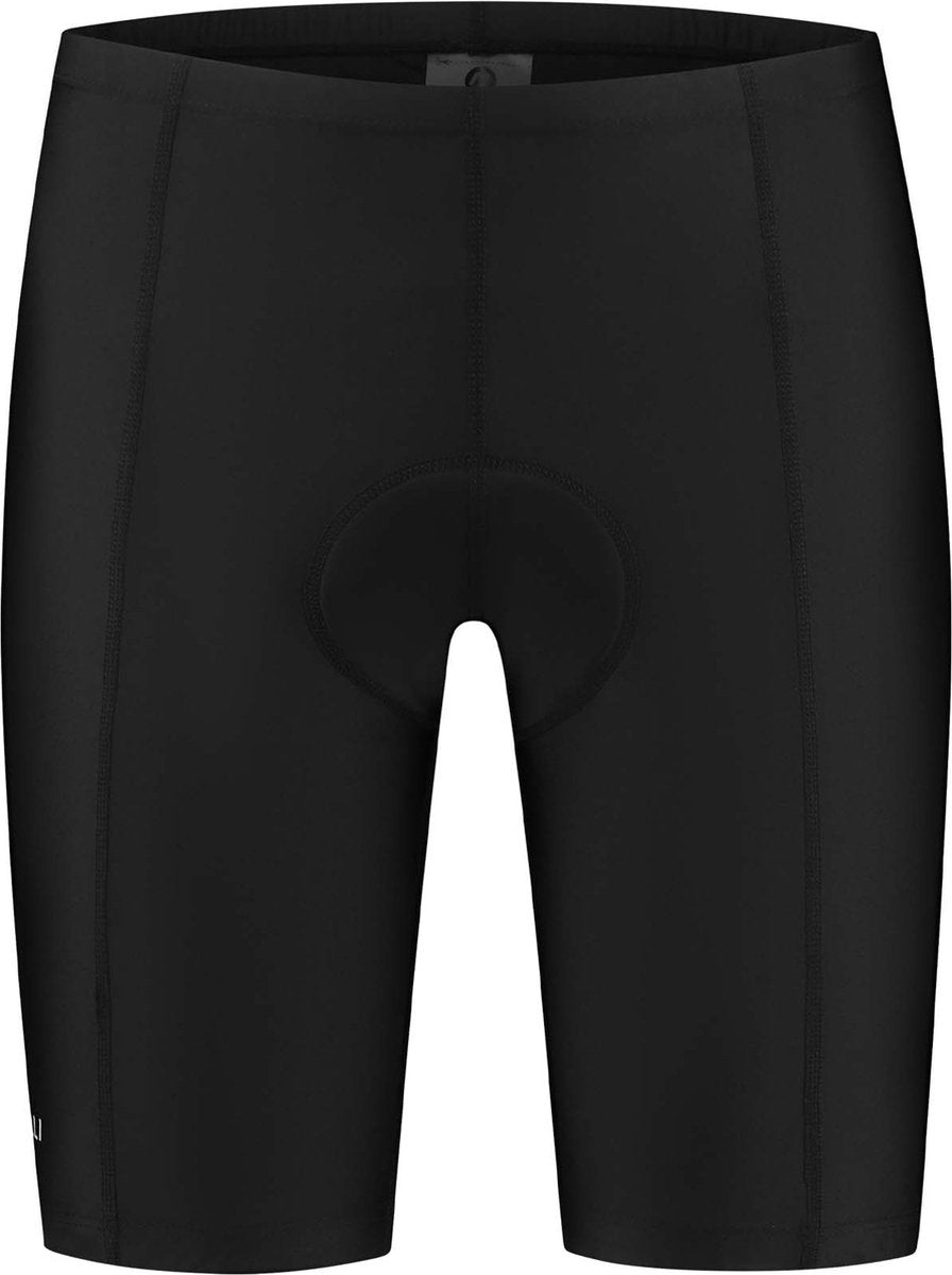 Rogelli econ korte fietsbroek kids - bretels - zwart - 164