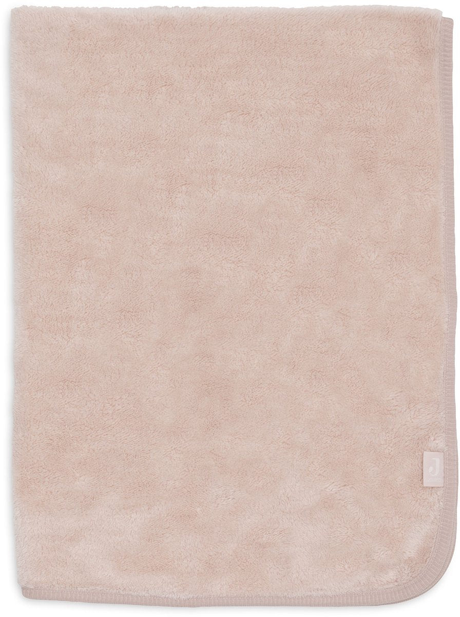 Jollein coperta per culla 75x100 cm basic jersey sherpa seta rosa