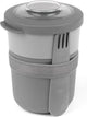 Divertirse divertido para ir a desayunar taza gris