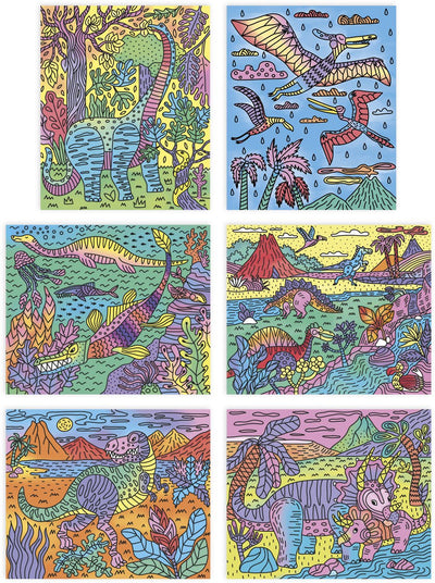 Janod - les ateliers du calme - pittura magica - dinosauri