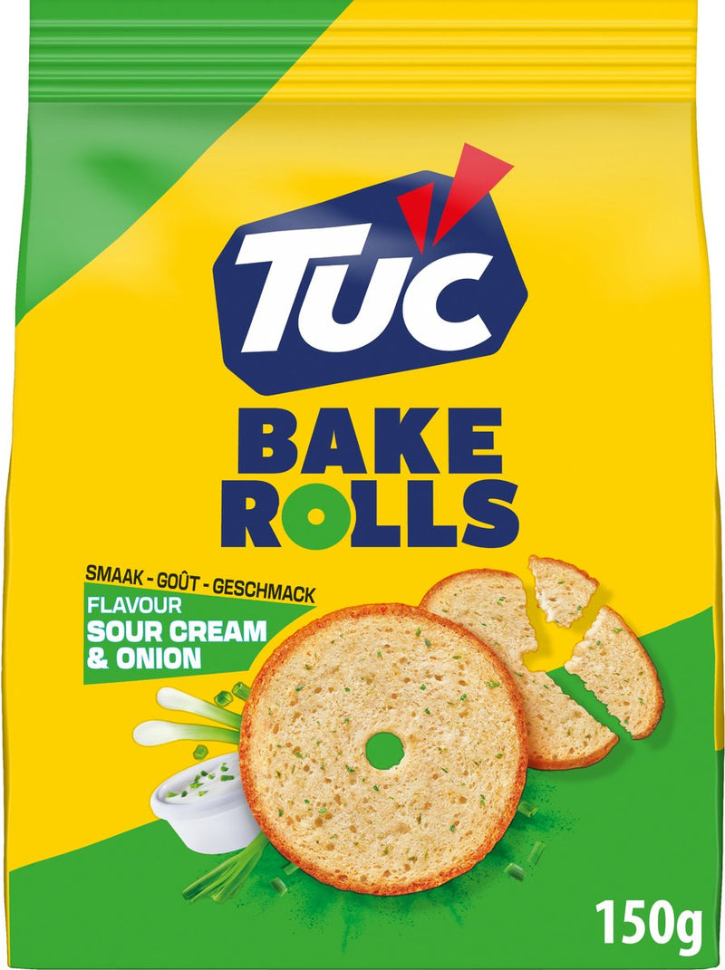 Tuc bake rolls crackers panna acida union 10 x 150g - per bevande - snack - cracker - snack - carino con il film - toast - toast - sale