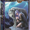 Clementoni - rompecabezas - 1000 piezas - anne stokes protector - rompecabezas para adultos
