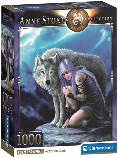 Clementoni - puzzle - 1000 pezzi - Anne Stokes Protector - puzzle per adulti