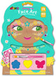 Avenir face art - bloemenprinses - met gezichtsverf en stickers - creatief spelen - 3 jaar