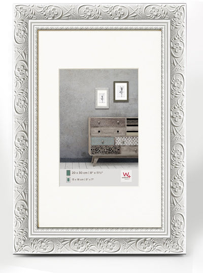 Walther barock - marco de madera - tamaño de la foto 30x40 cm - blanco