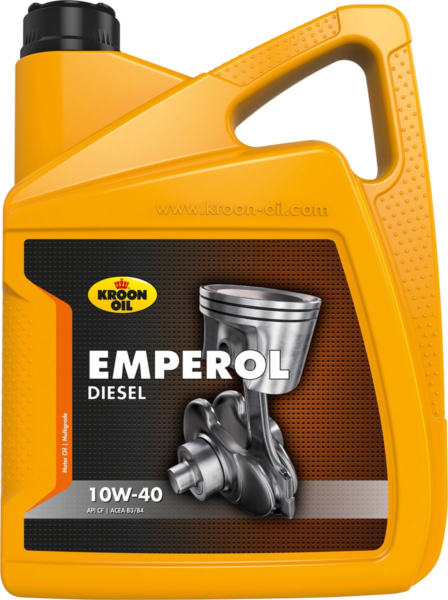 Kroon-oil emperol diesel - aceite de motor 10w-40 - ahorro de combustible - 5 litros - transparente