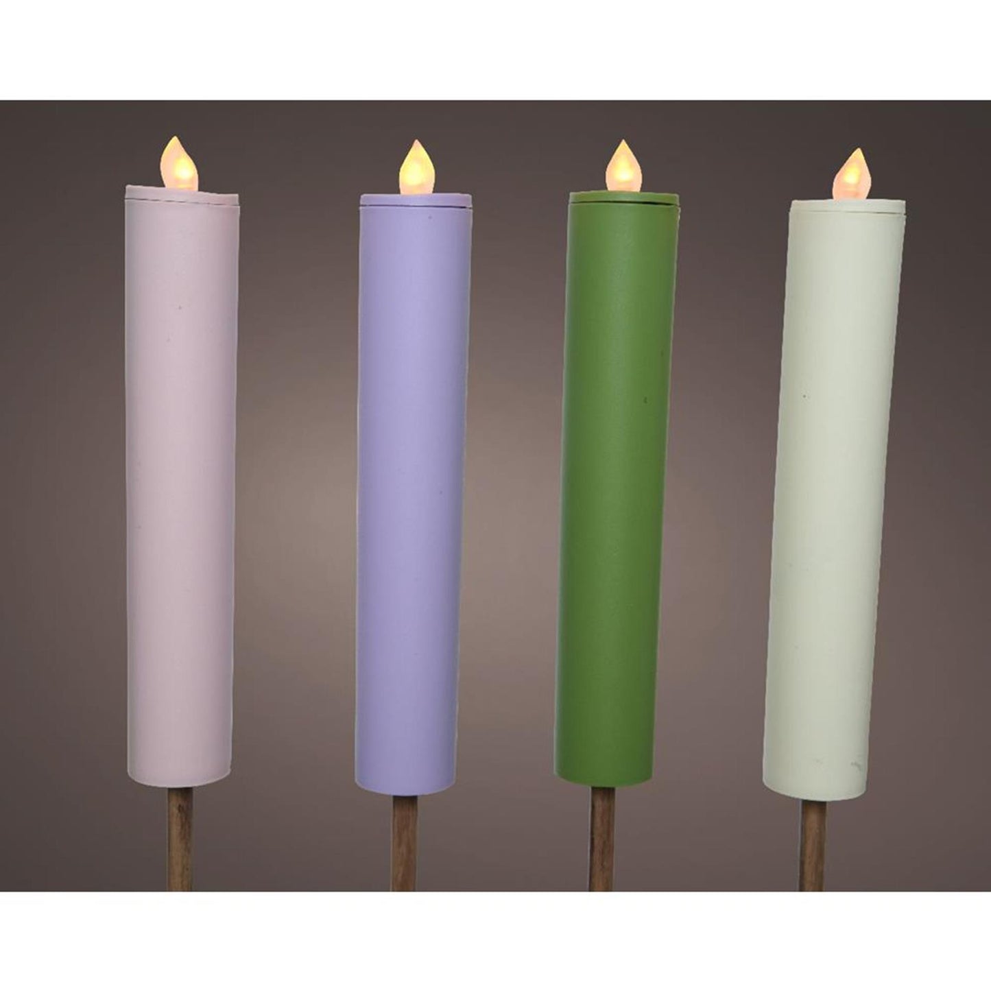 Torcia solare Lumineo in plastica 90 cm