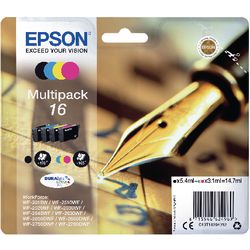 Cartucho de tinta epson 16 negro cian magenta amarillo