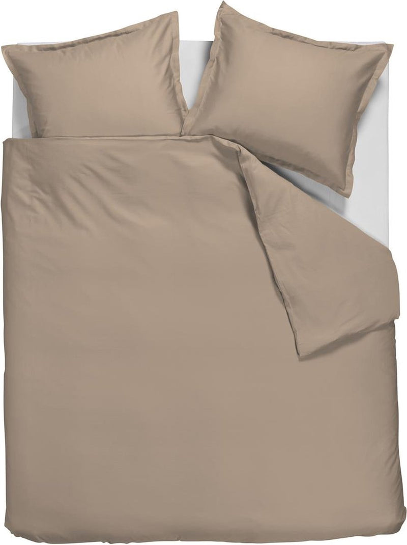 Copripiumino uni Ambient satinato - matrimoniale - 200x200 220 cm - tortora