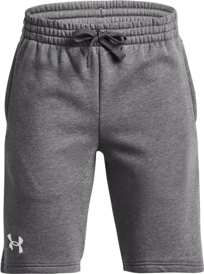 Under armour ua rival fleece shorts jongens sportbroek - grijs