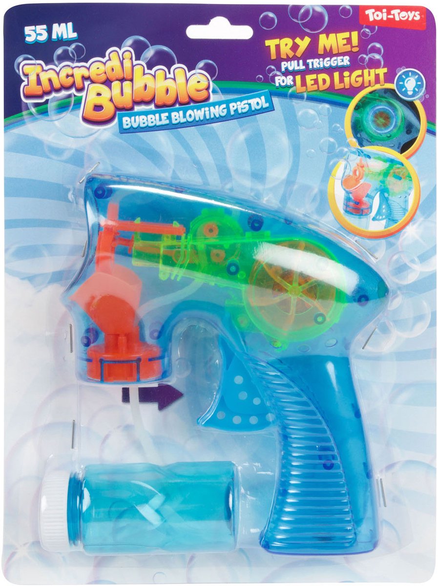 Toi-toys incredibubble bubble vescica con luce
