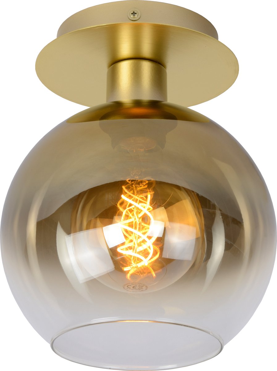 Lucide marius - ceiling lamp (ceiling lamp) - 1xe27 - matt gold brass