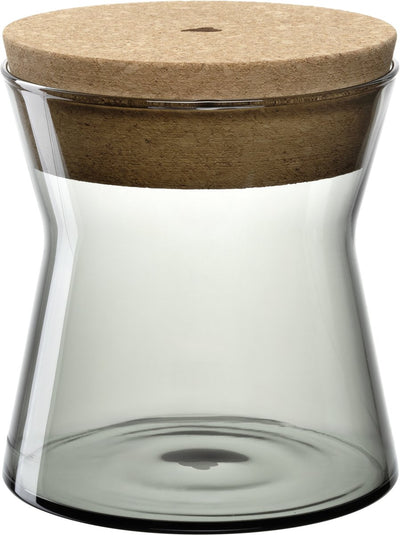 Barattolo portaoggetti Leonardo forma x 13 cm grigio