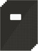 Quaderni Kangaro a4 - con diamante 10 mm - nero - 5 pezzi - k-583004