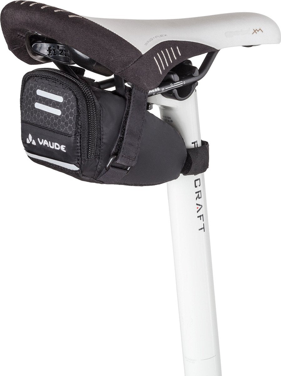 Vaude race light m fietstas - 0,4 l - black - klittenbandbevestiging