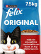 Felix original - kattenvoer droogvoer - rund, kip kalkoen - 7,5kg