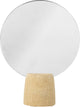 Bloomingville - specchio da tavolo ilina - beige - arenaria