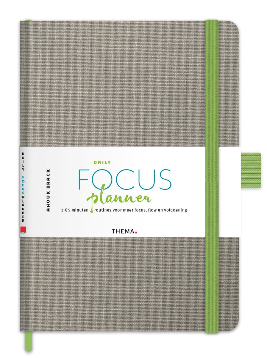 Merkloos sans marque daily focusplanner - weekplanner