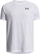 Maglia sportiva da ragazzo Under Armour UA Tech 2.0 SS-WHT - bianca - nera