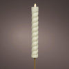 Torcia solare Lumineo swirl dia4-h90cm bianco