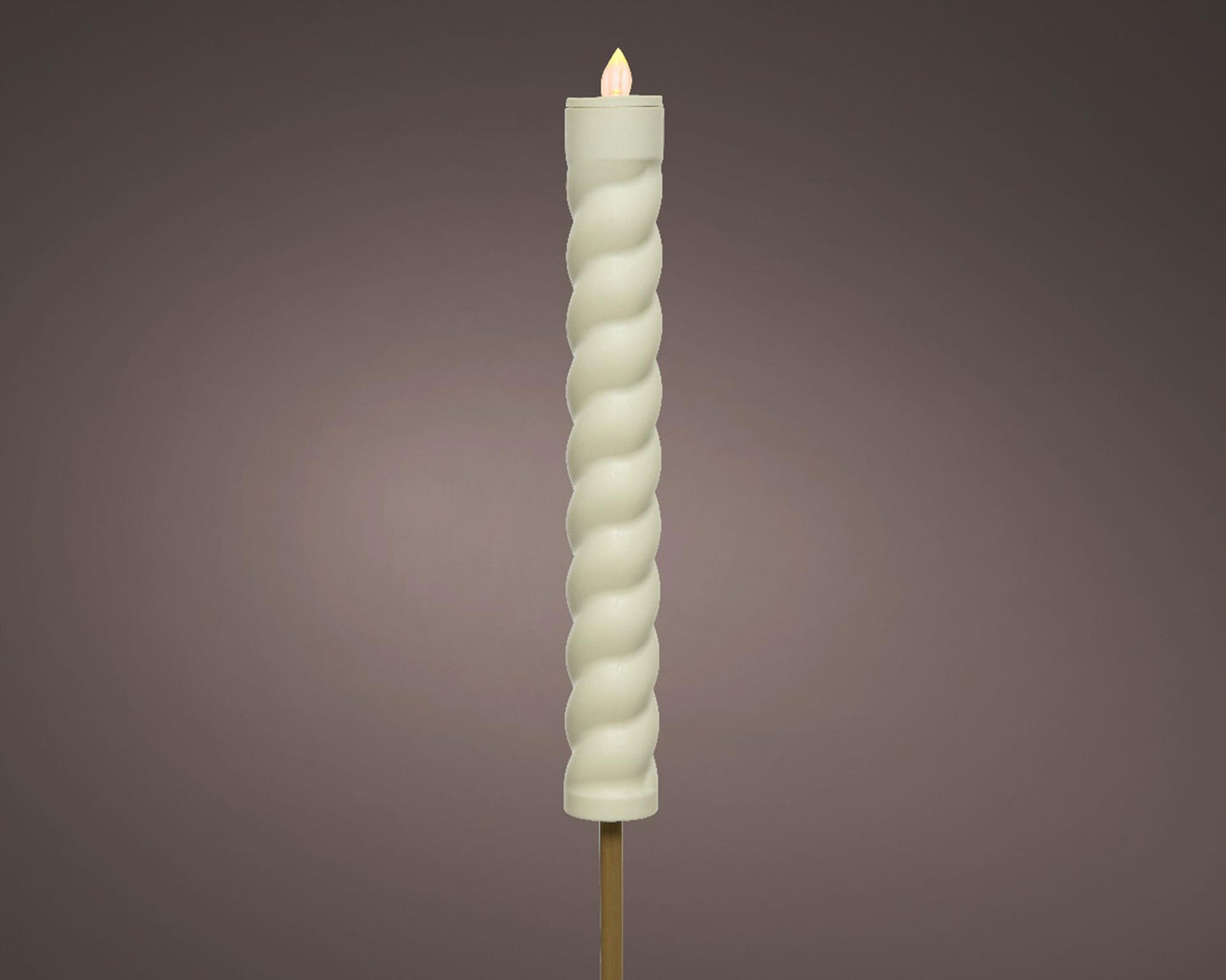 Torcia solare Lumineo swirl dia4-h90cm bianco
