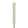 Torcia solare Lumineo swirl dia4-h90cm bianco