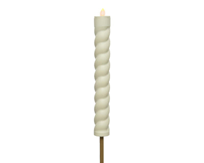 Torcia solare Lumineo swirl dia4-h90cm bianco