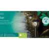 Lumineo solar lamp h33cm set van 4