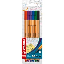 Punto di stabolo 88 Fineliners, 6st.