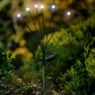 Lumineo enchufe solar para jardín multi h70cm luciérnaga