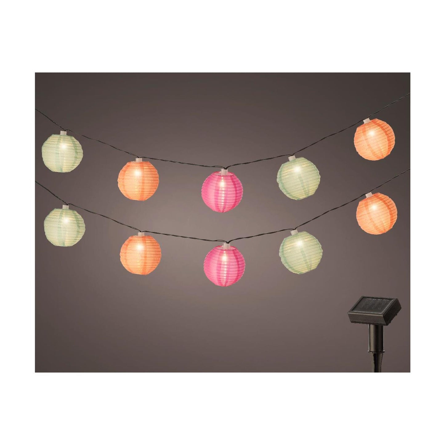 Lumineo solar lampionnen multi ø7,5xl450cm