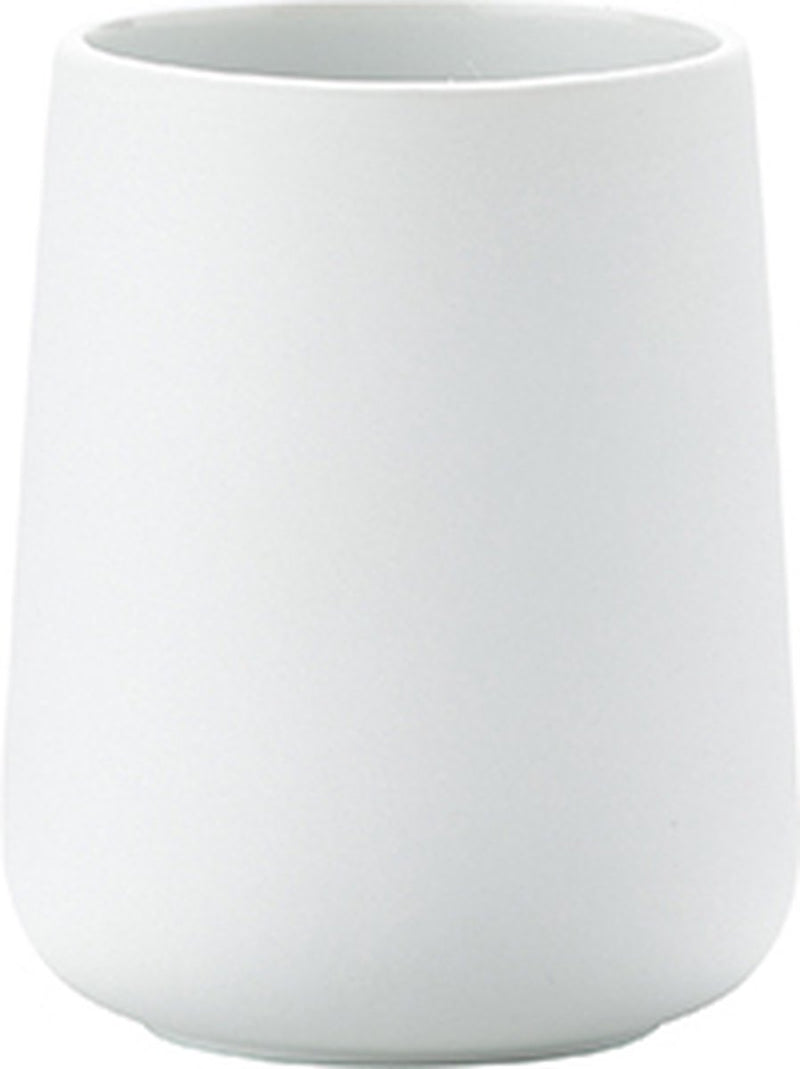 Zone denmark vaso para cepillos de dientes nova - vaso para cepillos de dientes - soporte para cepillos de dientes - accesorios de baño - 10 x 8 cm - blanco