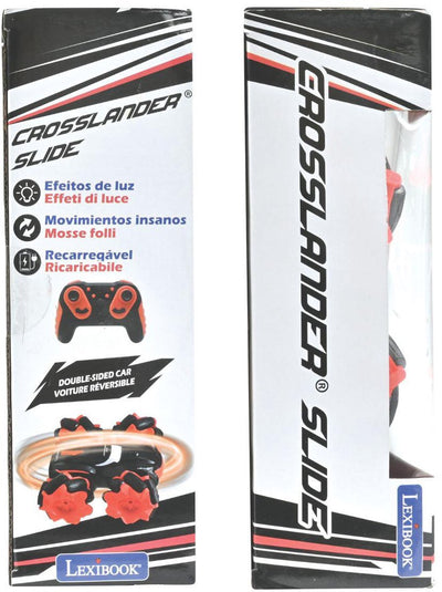 Lexibook crosslander® slide, double sided 360° rotation with light effects.