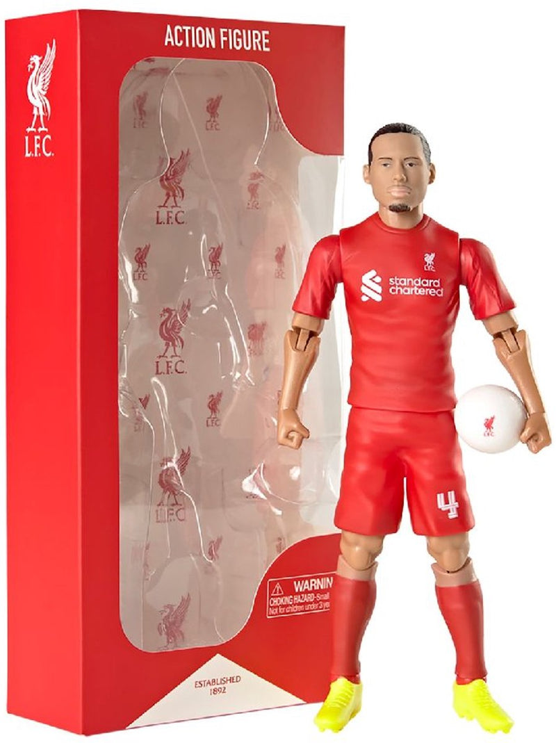 Action figure calcistica di Van der Meulen Liverpool Van Dijk giocattoli da 20 cm.