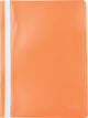 Pergamy snelhechtmap, ft a4, pp, pak van 5 stuks, oranje