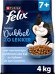 Felix dubbel zo lekker senior - kip kalkoen - 4 x 4kg
