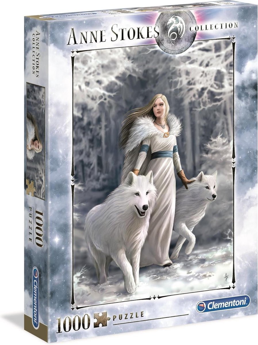 Clementoni - puzzle 1000 pezzi - anne stokes - 2019 - puzzle per adulti