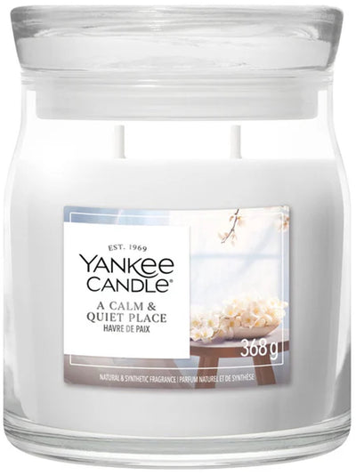 Yankee Candle - una candela dal profumo medio per un luogo calmo e tranquillo - 50 ore di combustione - 2 stoppini