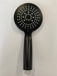 Wenko douchekop diameter 11cm 5 standen abs zwart - handdouche - douchen - badkamer - douche - 5 standen - regendouche - waterbesparend