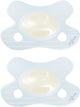 Difrax fopspeen natural - newborn - blauw - 2 stuks