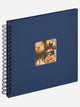 Walther sa-108-l fun - album a spirale - misura 26 x 25 cm - blu