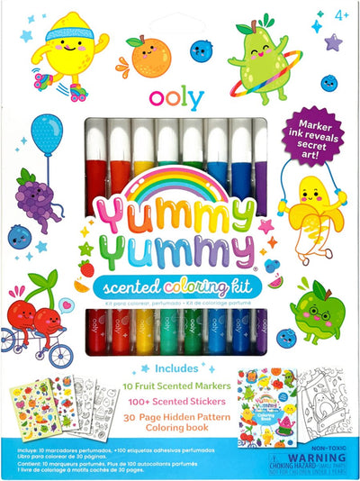 Ooly - yummy yummy - pennarelli e adesivi al profumo di frutta